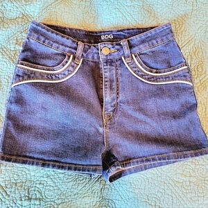 BDG Jean Shorts With White Piping, 27
